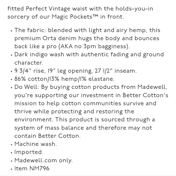 Madewell The Perfect Vintage Wide-Leg Jean Hillson Wash - Picture 11 of 12